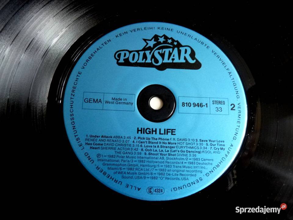 High Life Winyl P Collins Nazareth Dire Straits Wrocław
