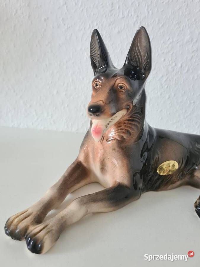 Duża figurka psa myśliwskiego Katzhutte Germany Antyki Gorlice