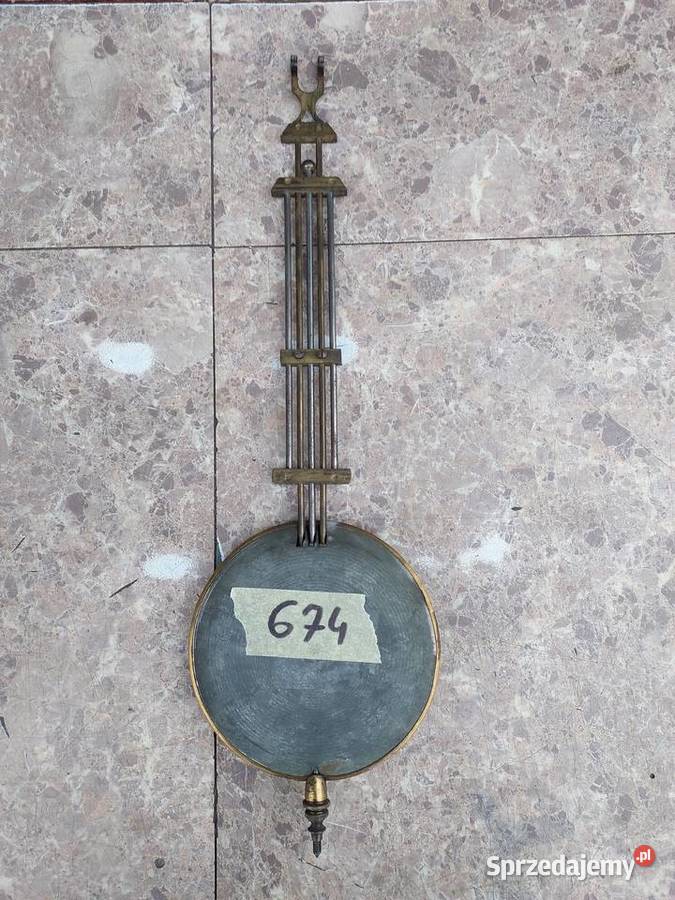 674 Wahadło rusztowe starego zegara Junghans 10 Tczew