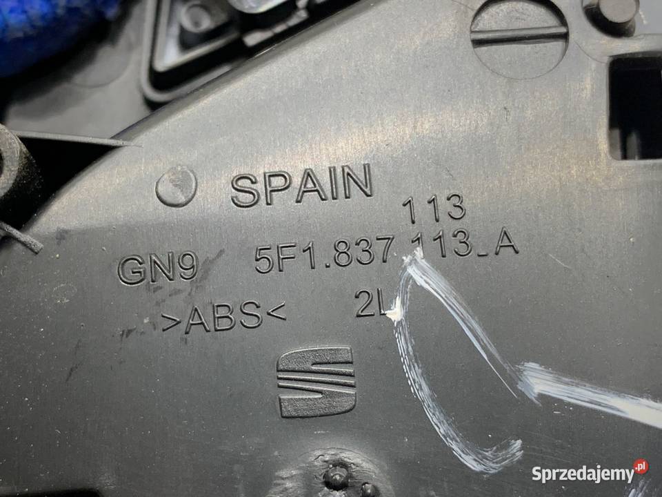 KLAMKA WEWNĘTRZNA LEWY PRZÓD CUPRA ATECA