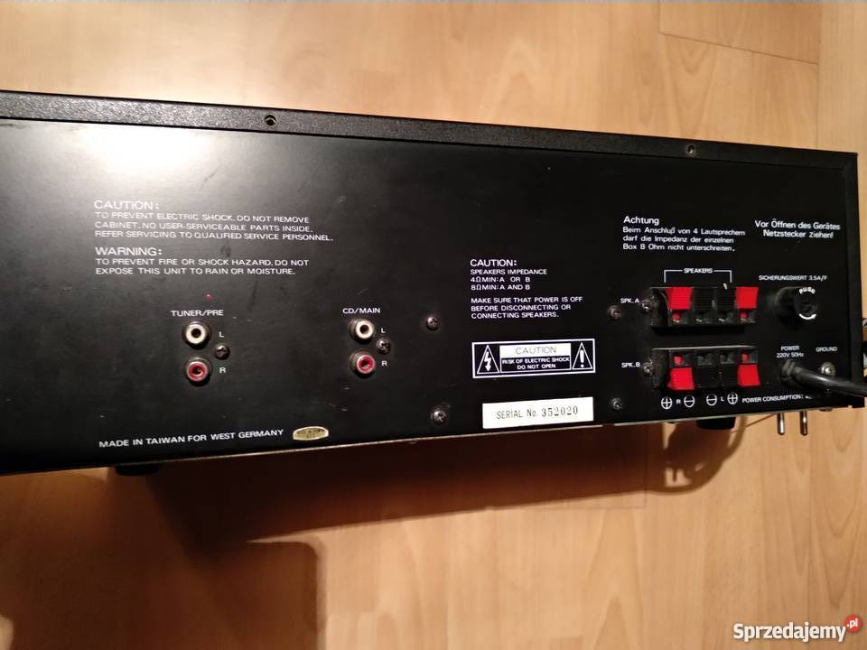 Wzmacniacz końcówka mocy Renkforce HVA6060p Chorzów