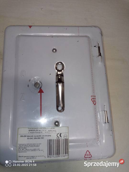 Drzwiczki wyczystki ceramicznej 200x260 warmińsko-mazurskie Giżycko