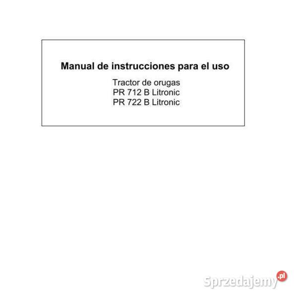 Liebherr PR LR RL 764 722 732 742 instrukcja Kielce