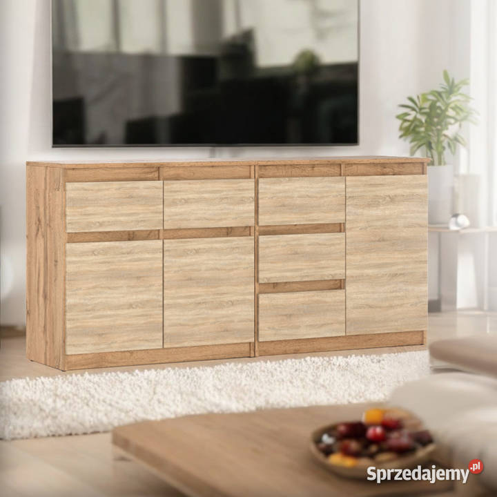 Komoda 160 Szafka Nowoczesna 5 Szuflad Pojemna 75cm Komody warmińsko-mazurskie Elbląg