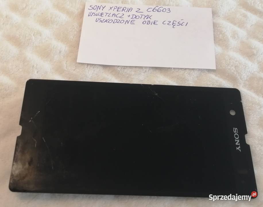 Wyświetlacz i dotyk uszkodzone Xperia Z do Czeladź