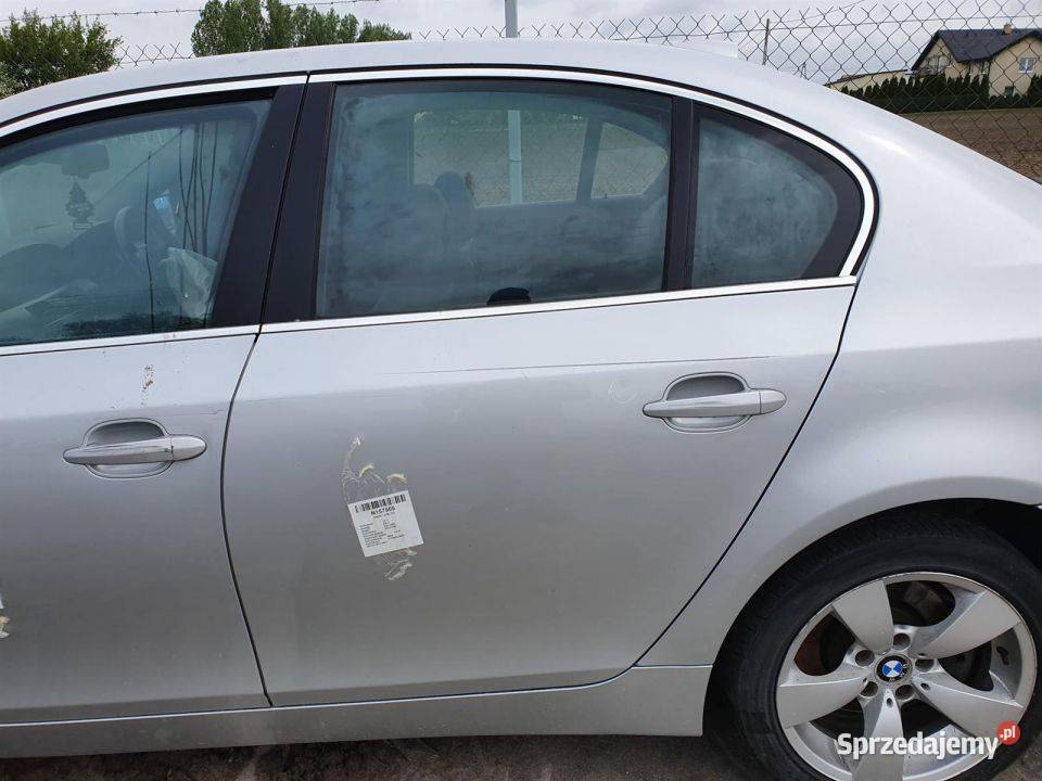 DRZWI LEWE TYŁ BMW E60 530D TITANSILBER METALLIC kujawsko-pomorskie