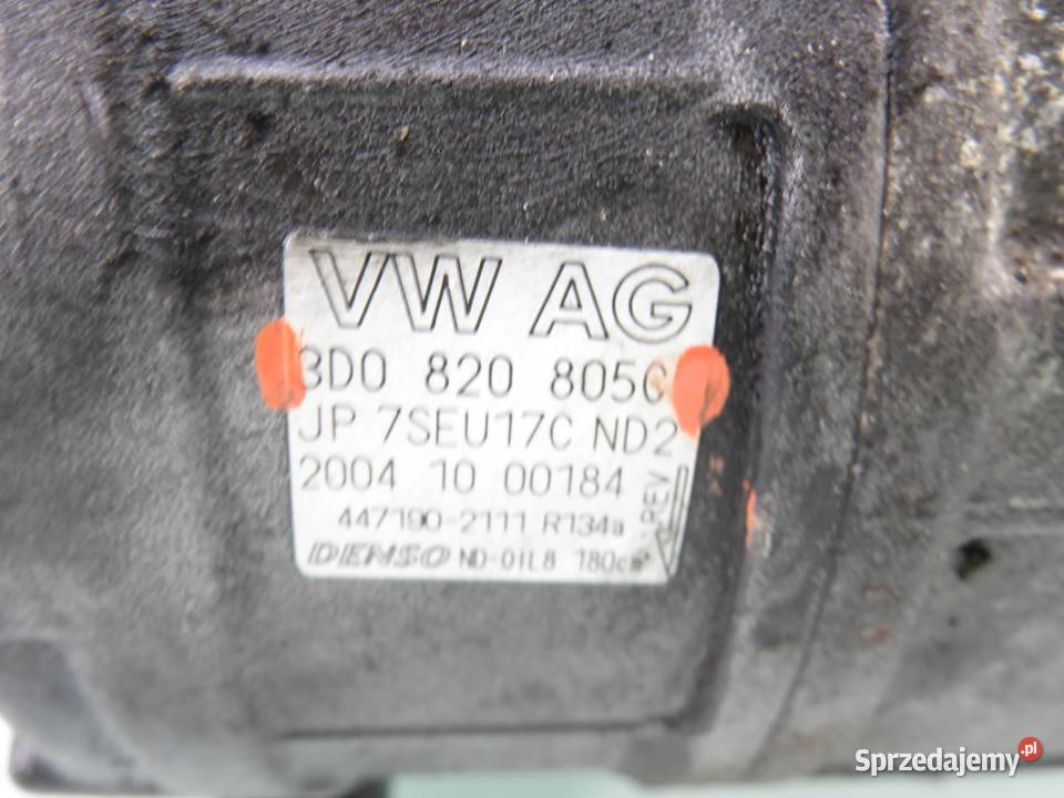 KOMPRESOR KLIMATYZACJI VW PHAETON 30 TDI osobowe sprzedam