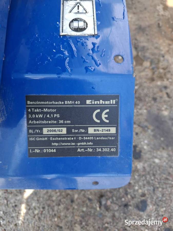 Glebogryzarka spalinowa Einhell Puzdrowo