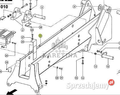 CLAAS TARGO K70 Rama Podwozia 0003148784 00 0314 wielkopolskie