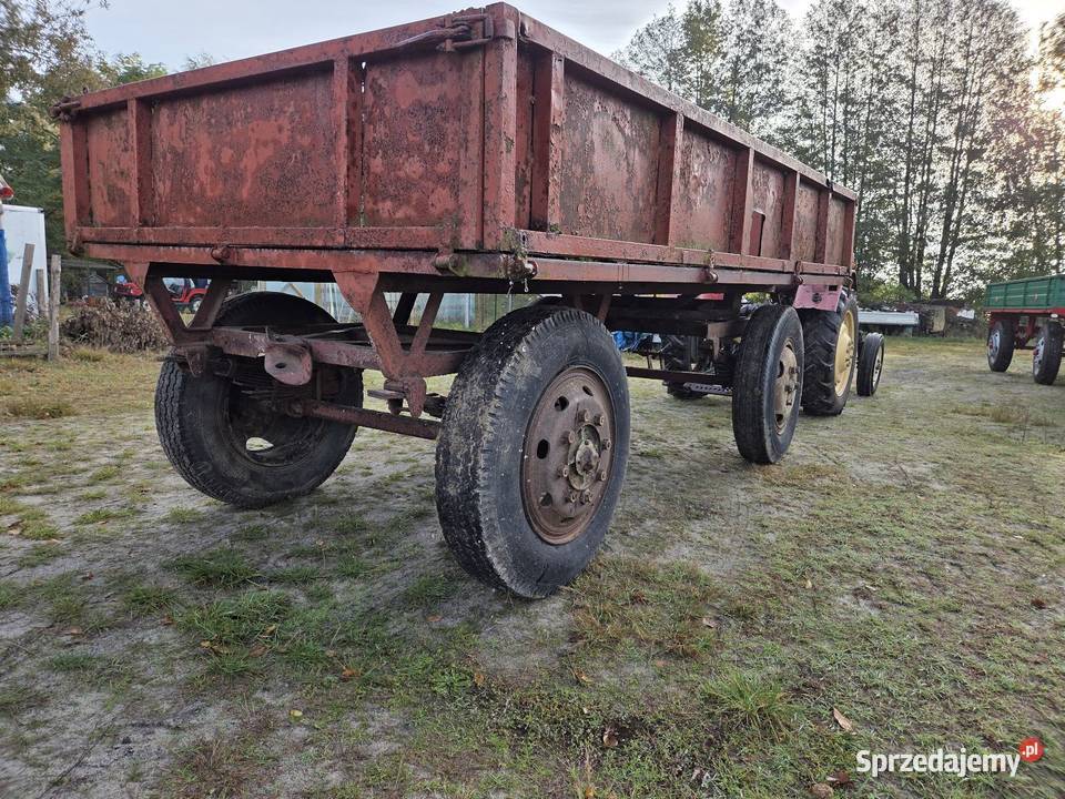Przyczepa rolnicza 35t d44 sztywna transport Złoczew sprzedam