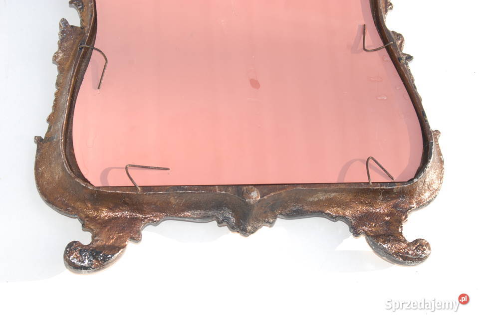 Stare stylowe lusterko lustro odlew aluminium sprzedam