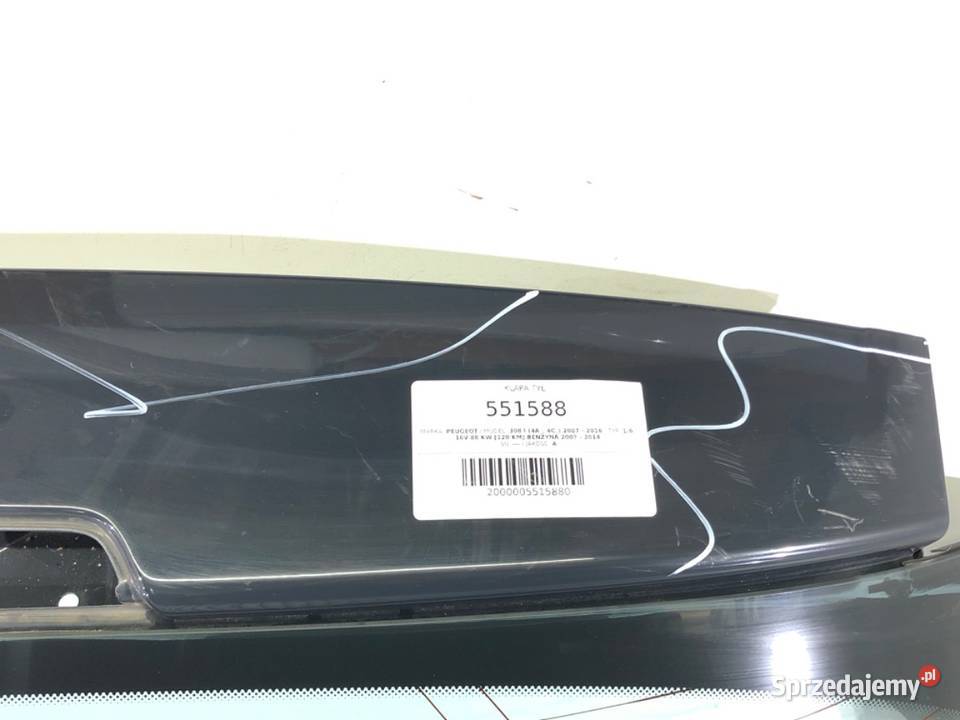 KLAPA TYŁ PEUGEOT 308 I Hatchback 0716 TYLNA Klapy bagażnika
