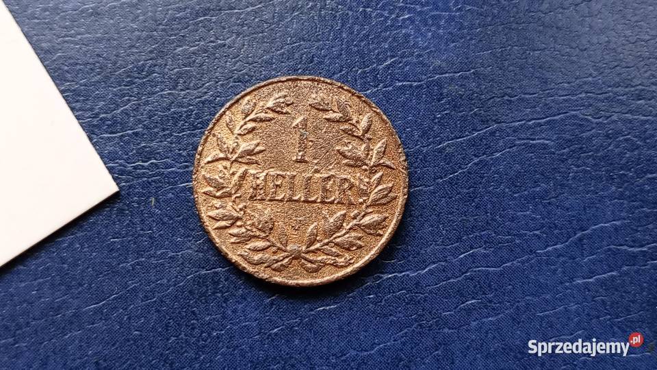 Stare monety 1 halerz 1905 J Niemiecka Afryka Lesko