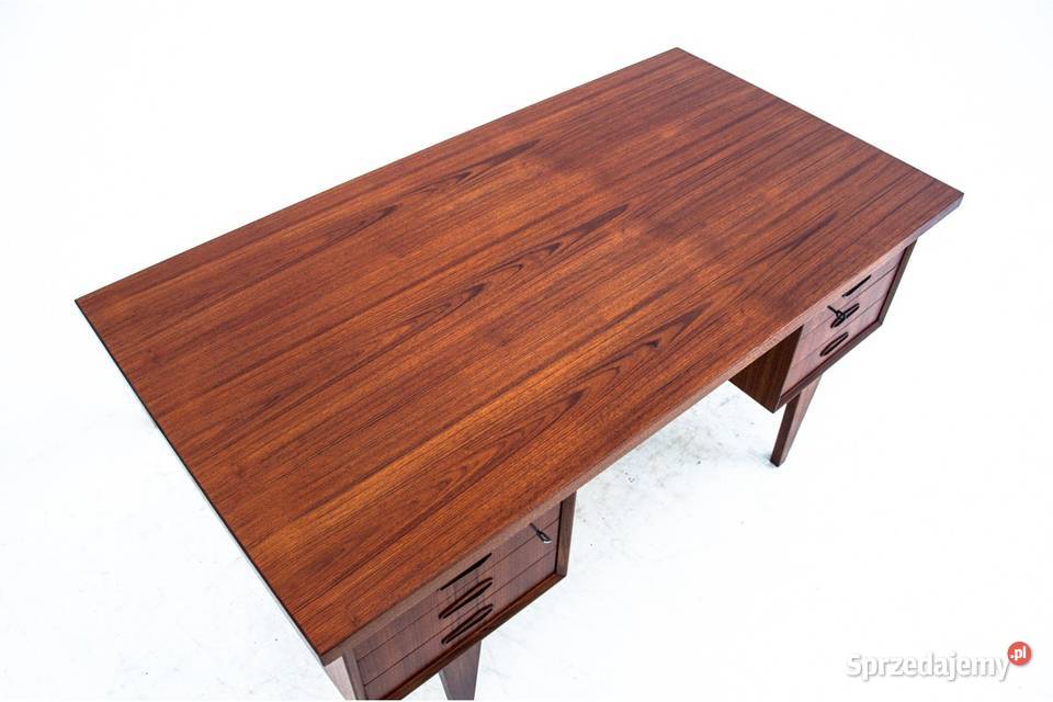 Tekowe biurko duński design lata 60 Chorzów
