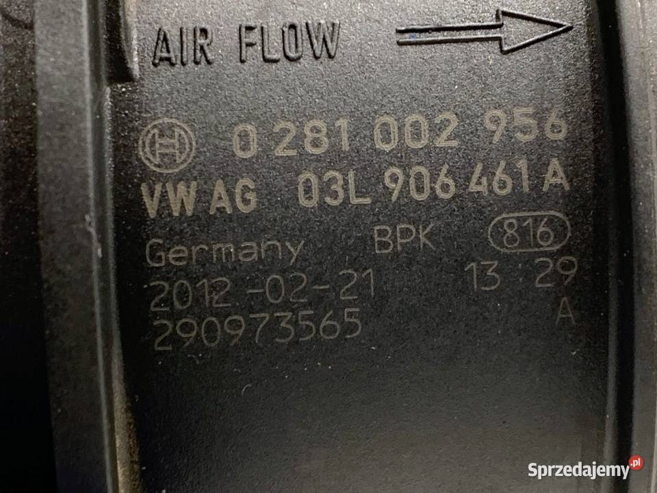PRZEPŁYWOMIERZ VW PASSAT B7 03L906461A 20 140