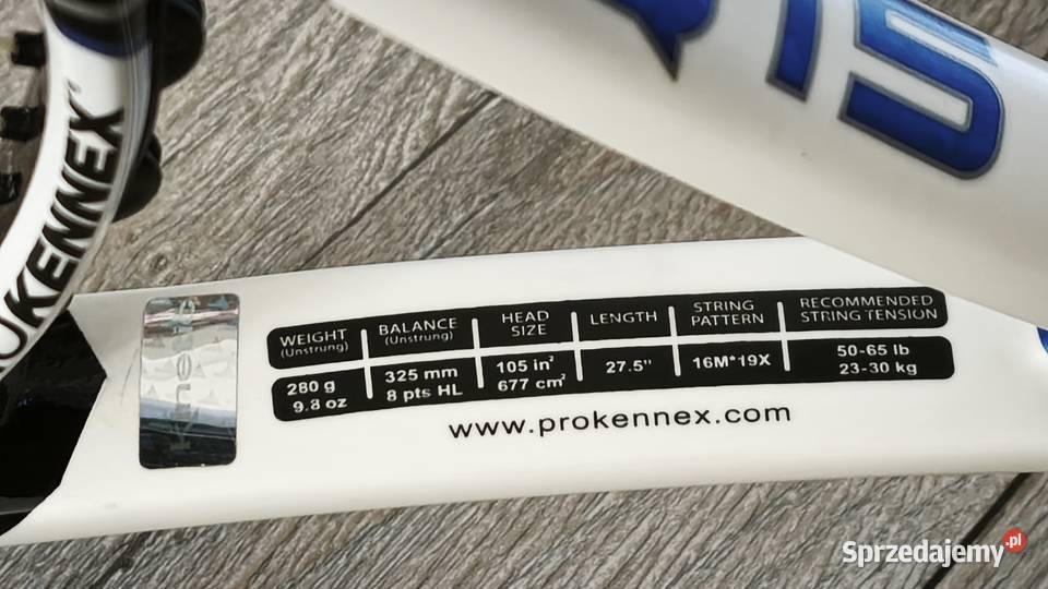 Rakieta tenisowa ProKennex Q15 Kinetic futerał Tenis ziemny Sport i Wypoczynek sprzedam
