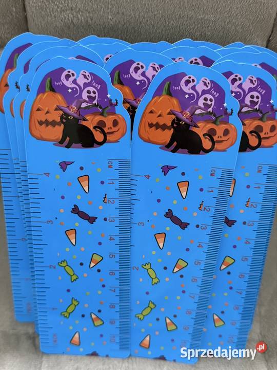 Linijka szkolna 10 halloween Artykuły szkolne wielkopolskie sprzedam
