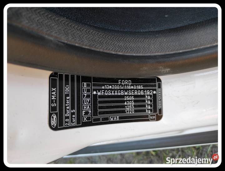 FORD S 7 miejsc 2014 140 243500 gotowy do jazdy mazowieckie Płock sprzedam