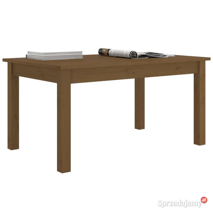 Stolik kawowy miodowy brąz 80x50x40 lite drewno mazowieckie Warszawa