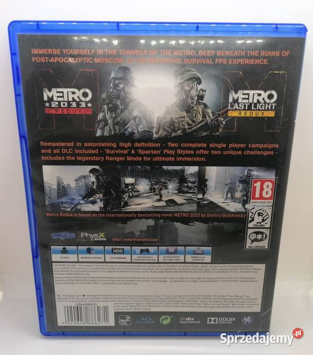 Gra Metro Redux 4 sprzedam
