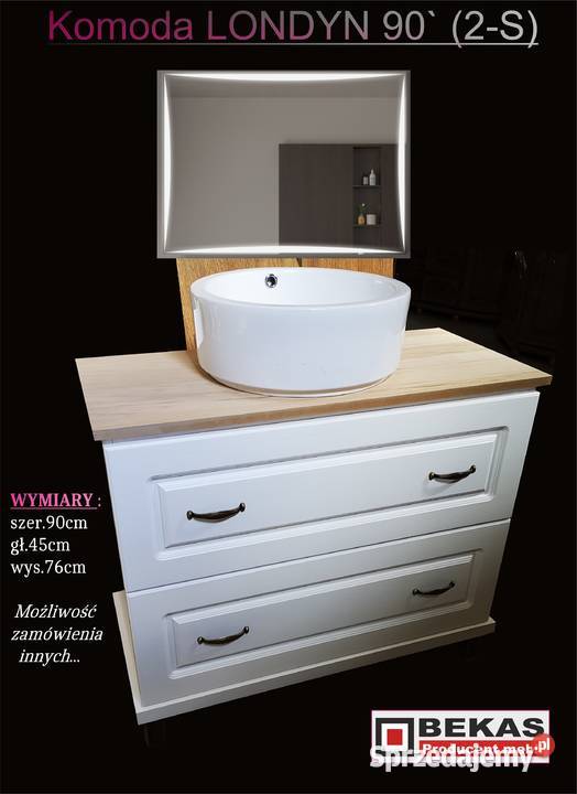 Komoda Szafka Zabudowa ŁAZIENKA Kuchnia Salon 100cm Rzgów