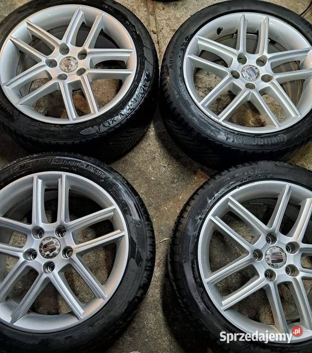 Alufelgi 17 5x112 Vw Seat Skoda Audi kujawsko-pomorskie Żnin sprzedam