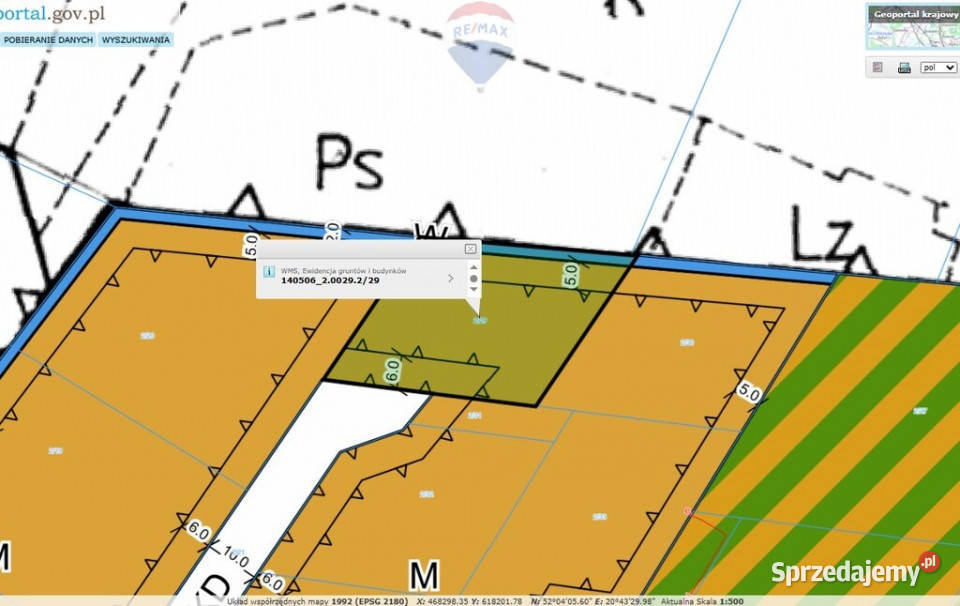 Działka w spokojnej okolicy budowlana Książenice sprzedam