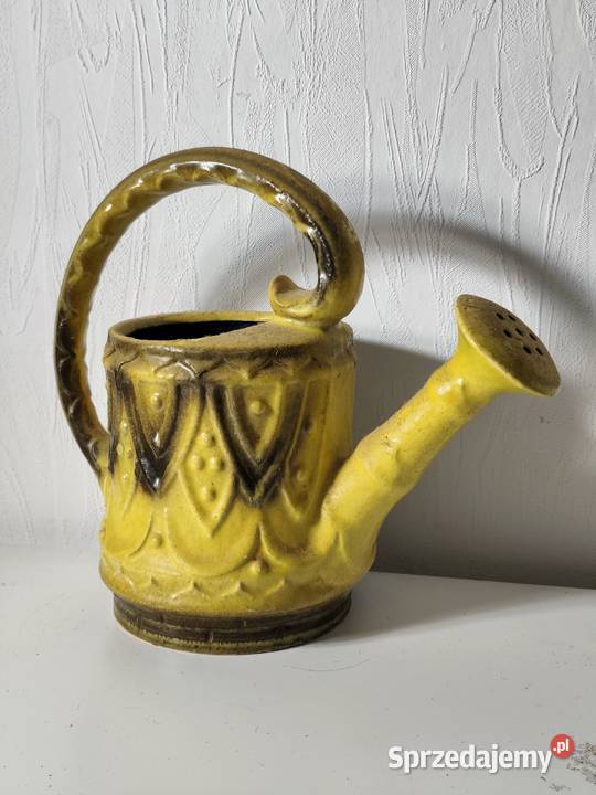 Kultowa Ceramiczna Konewka Keramik Vintage PRL Figurki i rzeźby łódzkie Poddębice