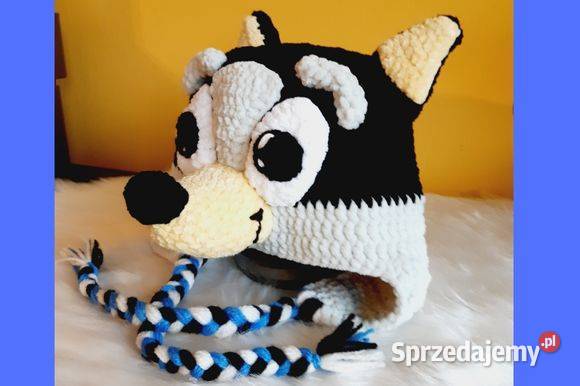 Szydełkowy czapka z Bajki Bluey z Rodziną Kraków