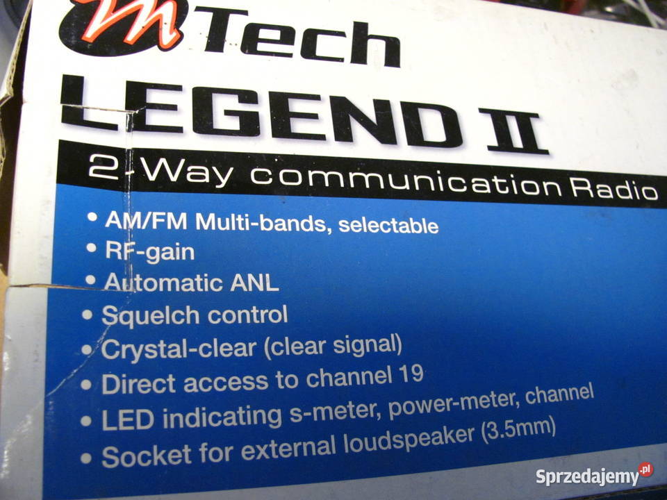 Radio CB Legend II AMFM w pudełku Łódź