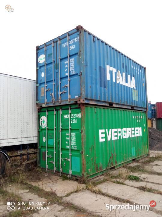 Kontener morski magazynowy budowlany 20 DV Szczecin