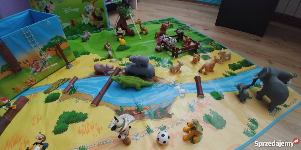 Disney Przyjaciele na safari Pudełko figurki małopolskie Trzebinia