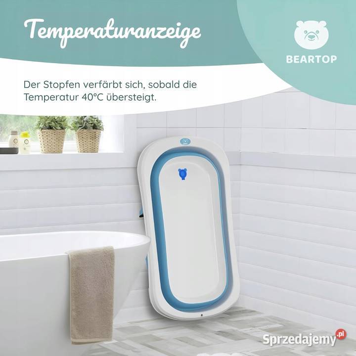 Składana wanna dziecka 50L