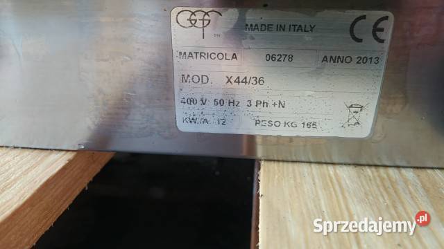 Piec do pizzy 2komorowy GGF Matricola X4436 dolnośląskie Wrocław
