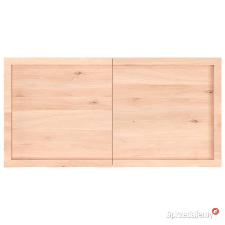 Blat stołu 120x60x24 surowe lite drewno dębowe Warszawa