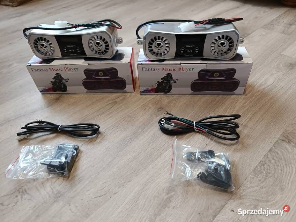 Radio Motocyklowe Głośnikami FM USB SD BLUETOOTH śląskie Kłomnice
