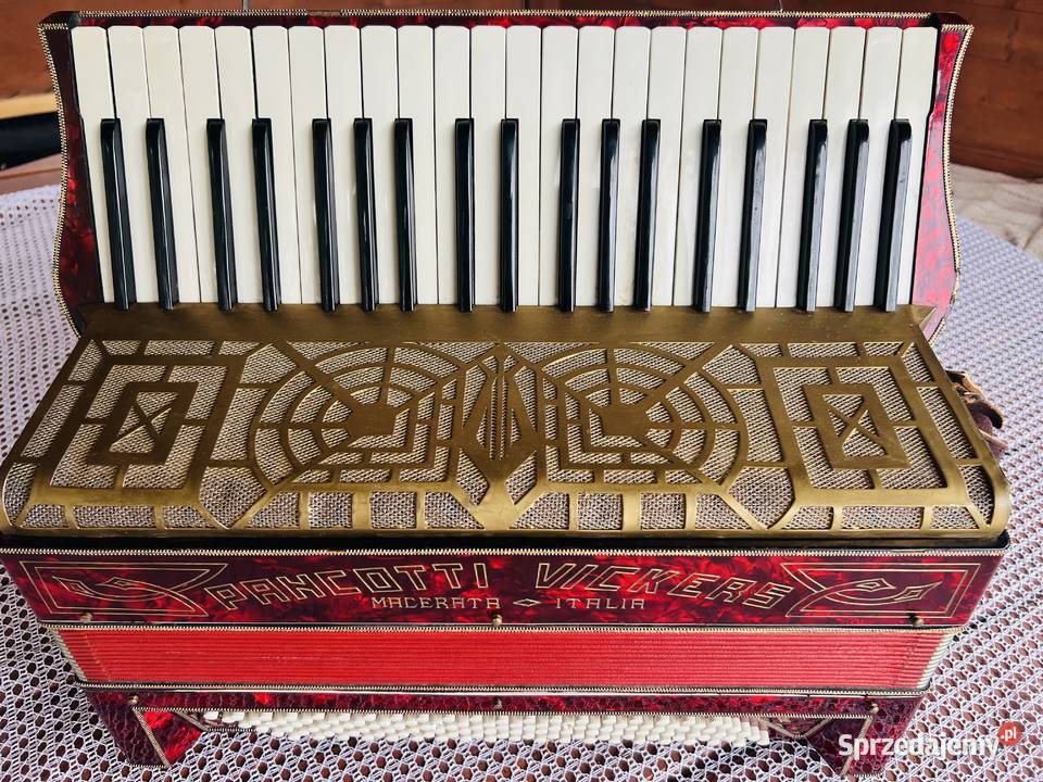 Włoski Akordeon Pancotti Italia 120b Musette Koszyce