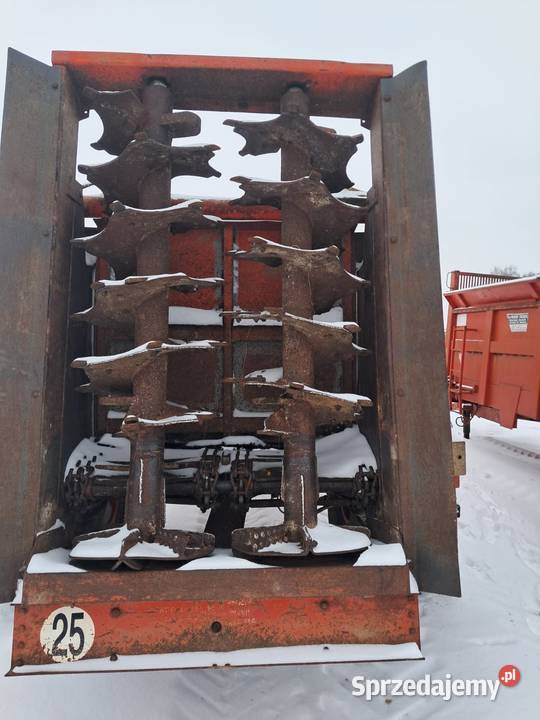 Rozrzutnik obornika Orange 12t łańcuchy hakowe Radzyń Podlaski