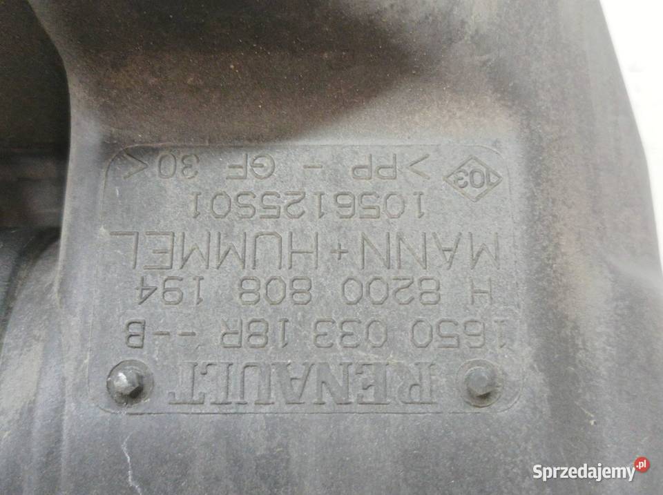 OBUDOWA FILTRA POWIETRZA 15 DCI Renault Kangoo