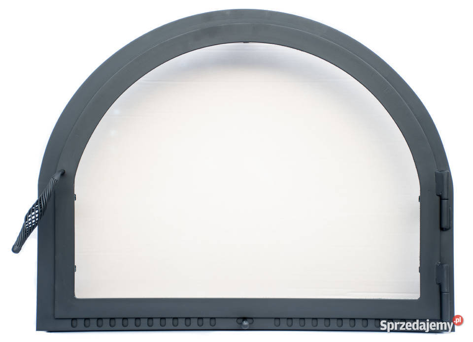 Drzwiczki PÓŁOKRĄGŁE drzwi kominkowe stalowe Skawina