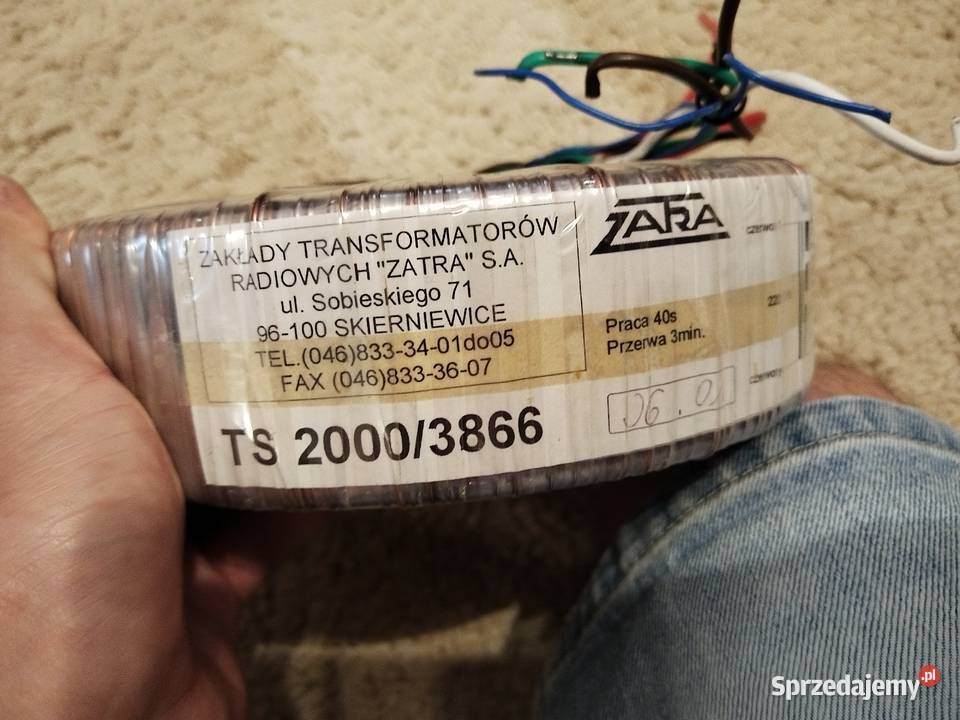 Transformator separacyjny ZATRA TS 20003866
