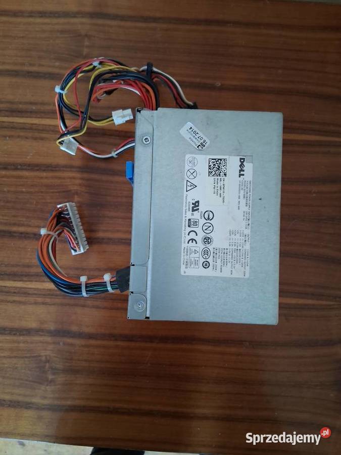 Zasilacz F255E00 Dell 80 PLUS SILVER 255W 0PW115 Pozostałe Poznań