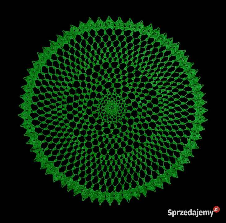 Serwetka szydełkowa 36 NA ZAMÓWIENIE S118 zielony Serwety i serwetki Kluczbork