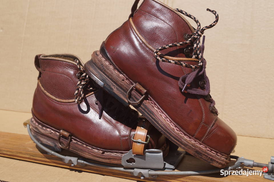 Stare skórzane buty narciarskie 38 podkarpackie Pruchnik