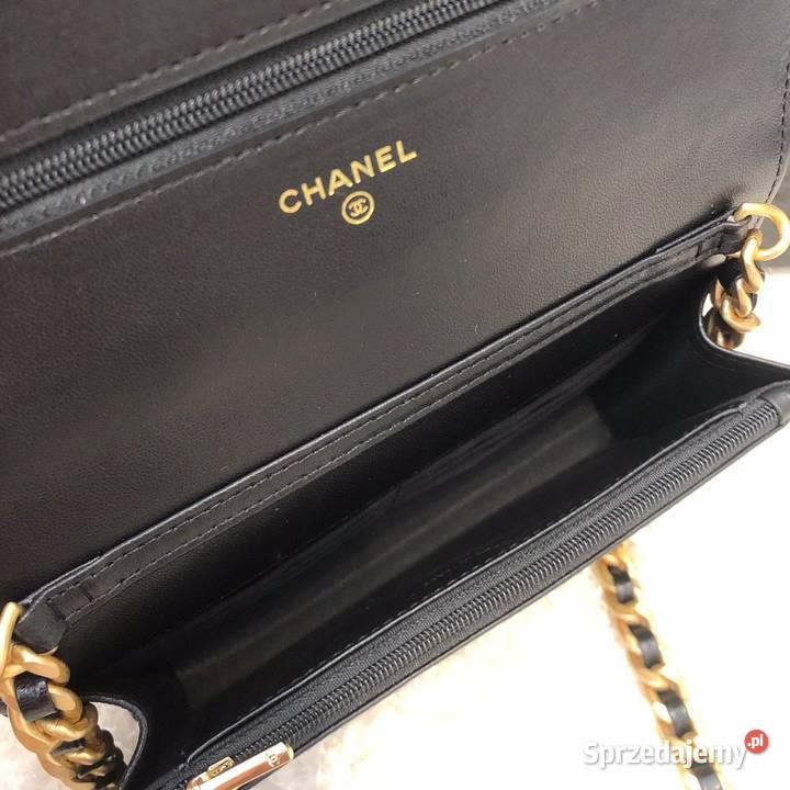 Torebka chanel WOC CLASSIC WALLET ON CHAIN skóra 19cm Wrocław