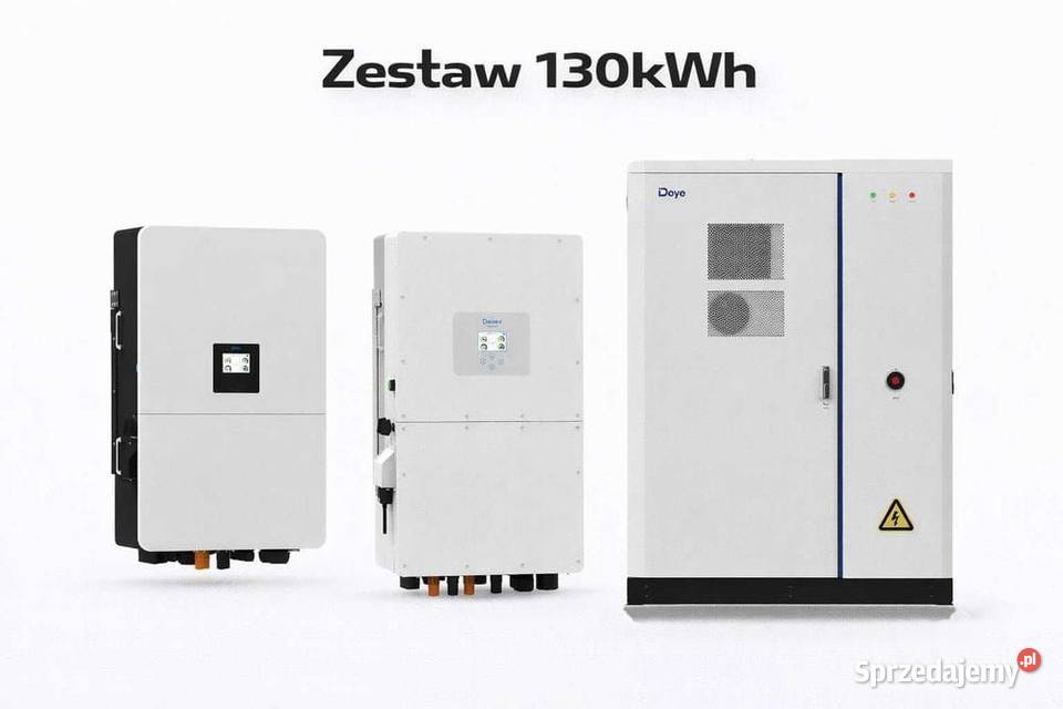 Zestaw Magazyn HV Inwerter HV 130 kW 120 kWh
