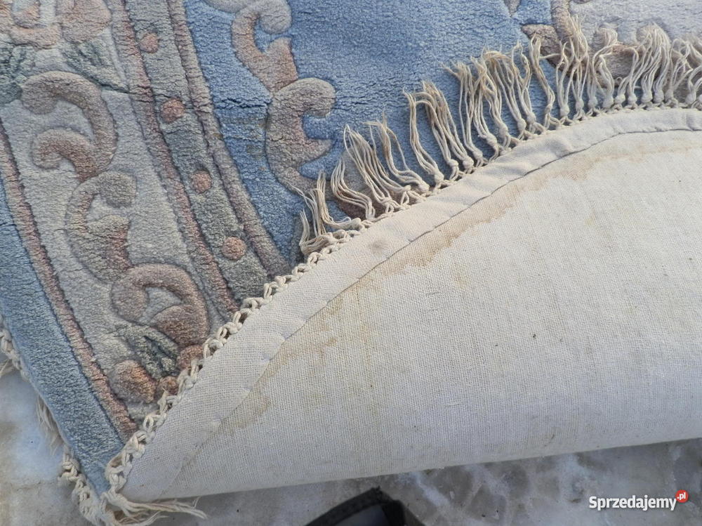 Dywan wełniany tkany owalnyelipsa Derewiczna