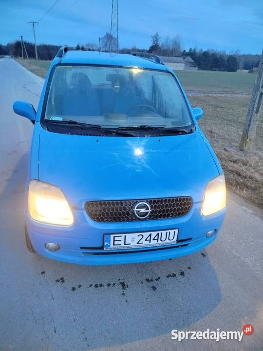 Opel Agila 12 benzyna pierwszy właściciel autoalarm łódzkie Sekursko