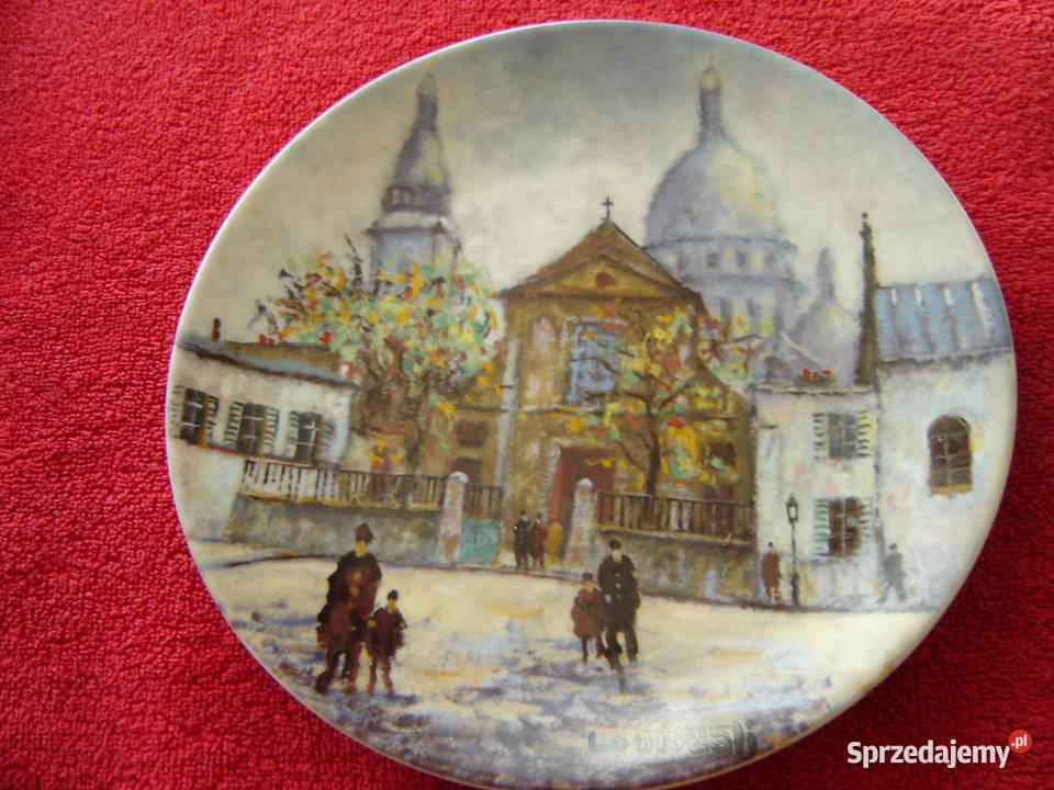 Limoges talerz kolekcjonerski Montmartre