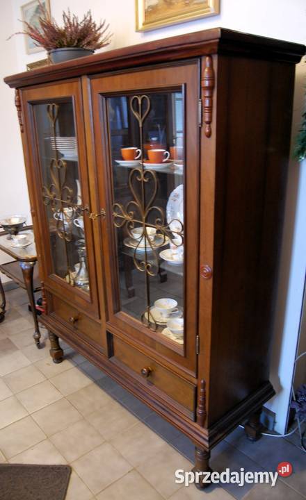 Stylowa witryna biblioteczka Lublin sprzedam